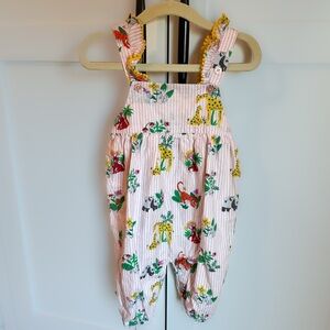 Baby Boden Animal Print Overalls